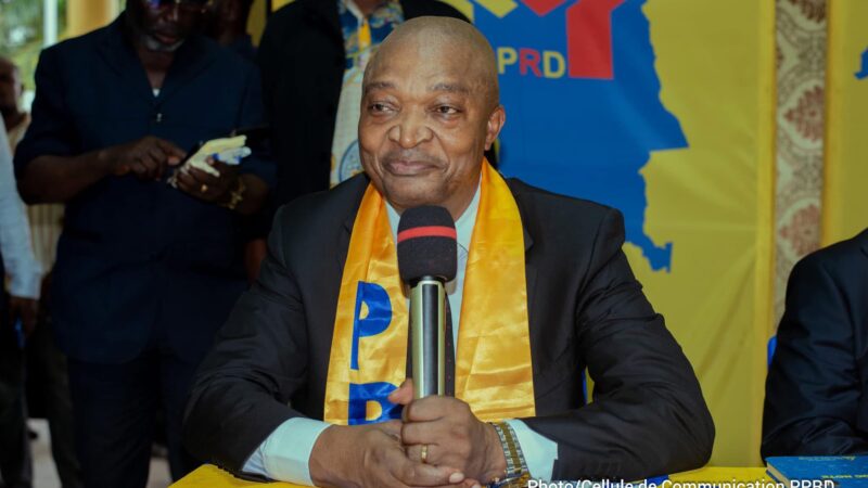 Guerre à l’Est RDC : « Le PPRD préconise de traiter la crise de la RDC aux causes ( mauvaises gouvernance accrue )