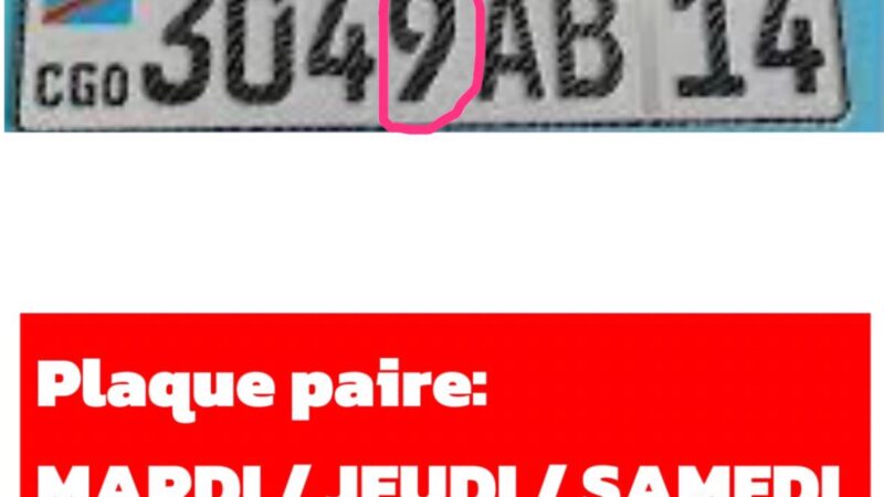 Mesures de régulation de la circulation routière à Kinshasa : la version définitive en cours de finalisation